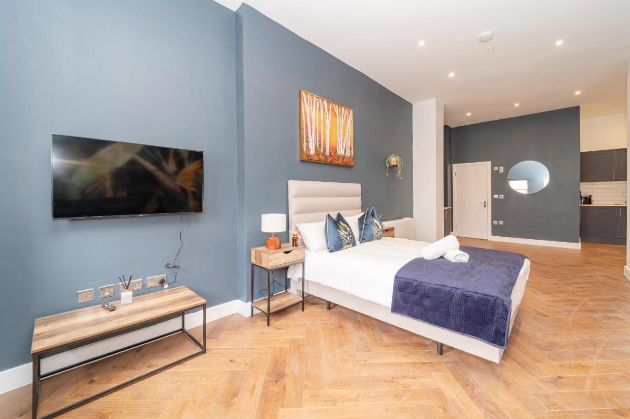 Morden Studio Flat Moments Away From Brighton Seafront Lägenhet Exteriör bild